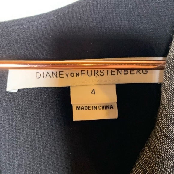 Diane von Furstenberg Yvette Sleeveless Appliqué Panel Dress - Picture 5 of 7